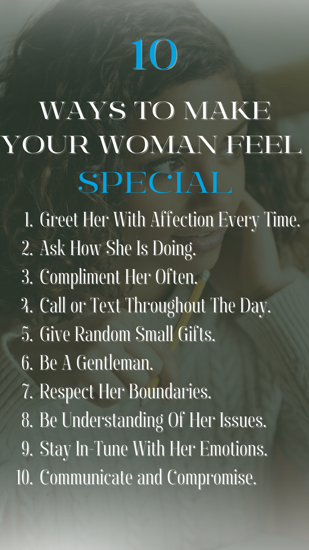 Read more about the article 10 WAYS TO MAKE YOUR WOMAN FEEL SPECIAL